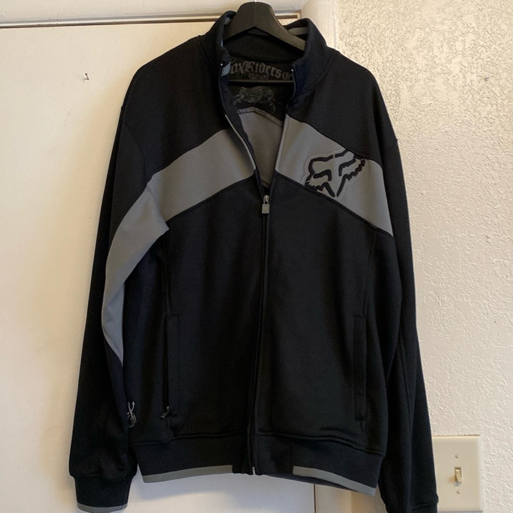 VTG Men's Fox Riders Zip Up Jacket Size XL